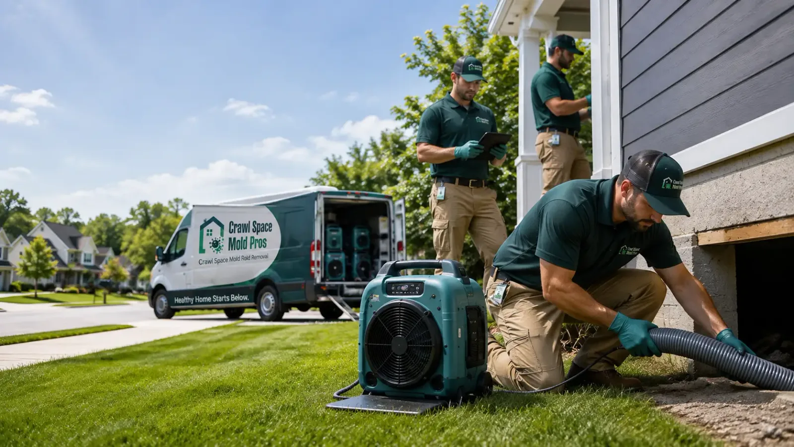 Crawl Space Mold Removal in Hovland, MN